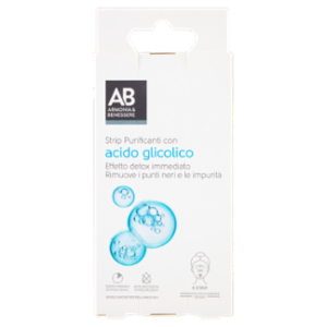 Armonia & Benessere Strip Purificanti Con Acido Glicolico 8 Pezzi