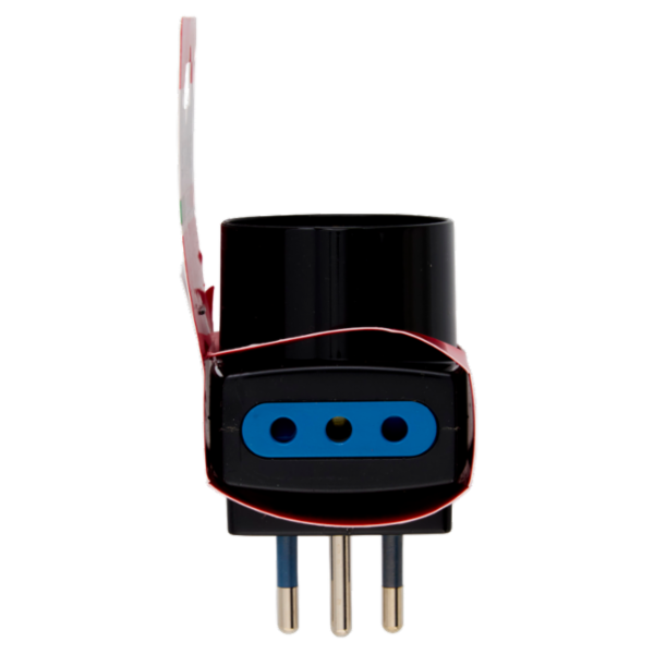 Scame Adattatore Multiplo 10A Spina e 2 prese 10A, 1 presa 10-16A, 2P+T 250V