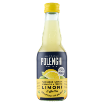 Giancarlo Polenghi Puro Succo Naturale Spremuto a Freddo Limoni Di Sicilia 200 Ml