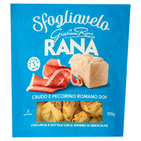 Giovanni Rana Sfogliavelo Crudo e Pecorino Romano DOP 250 g