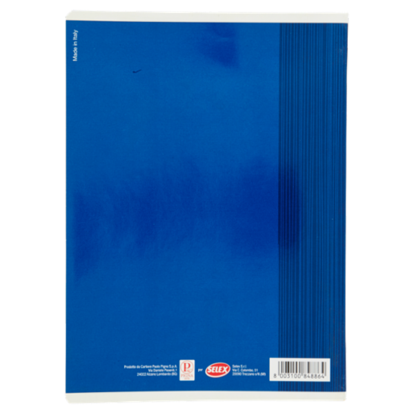 Selex Quaderno Formato A5 Fogli 40 Quadretti 5 mm