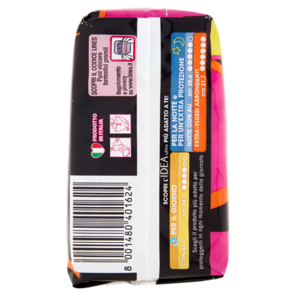 Lines Idea ultra Extra - flussi abbondanti con ali 7 pz