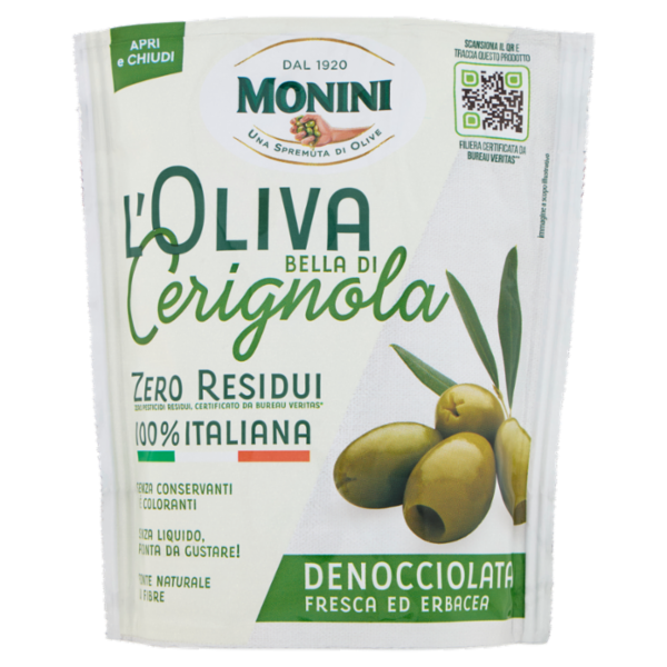 Monini l'Oliva Bella di Cerignola Denocciolata 150 g