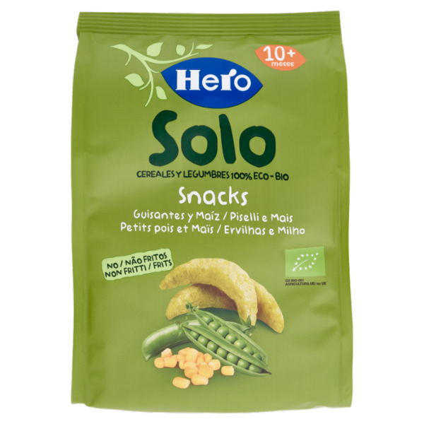 Hero Solo Snacks Piselli e Mais 50 g