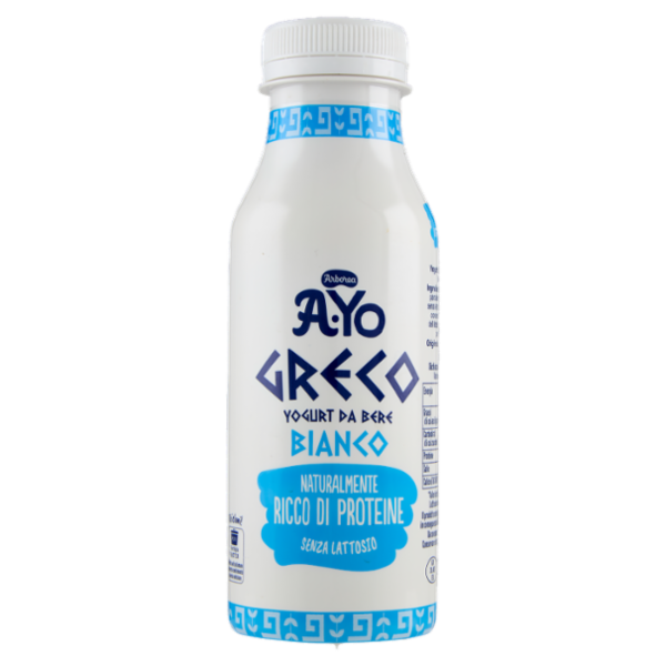 Arborea A-Yo Greco Yogurt da Bere Bianco Senza Lattosio 330 ml