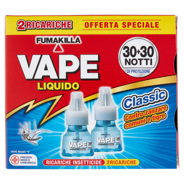 VAPE Liquido Classic Ricarica 2 x 18 ml