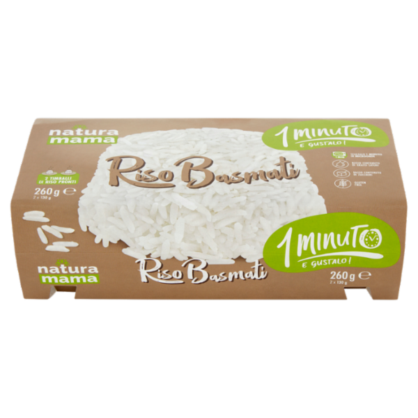 natura mama Riso Basmati 2 x 130 g