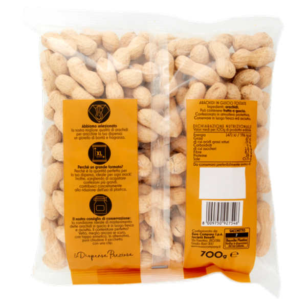 La Dispensa Preziosa Deliziose Arachidi dal Sapore Intenso di Tostatura 700 g