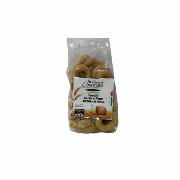 Taralli Cacio/pepe Gr.250