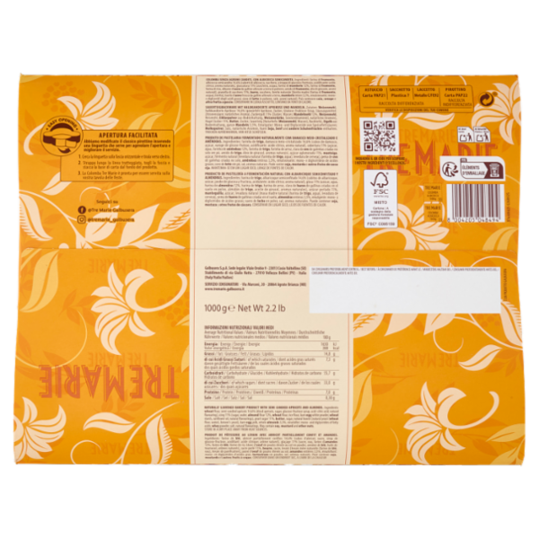 Tre Marie Colomba Albicocca 1000 g