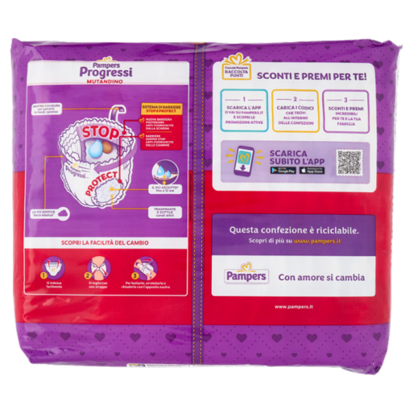 Pampers Progressi Mutandino XL 15 + 15 pz