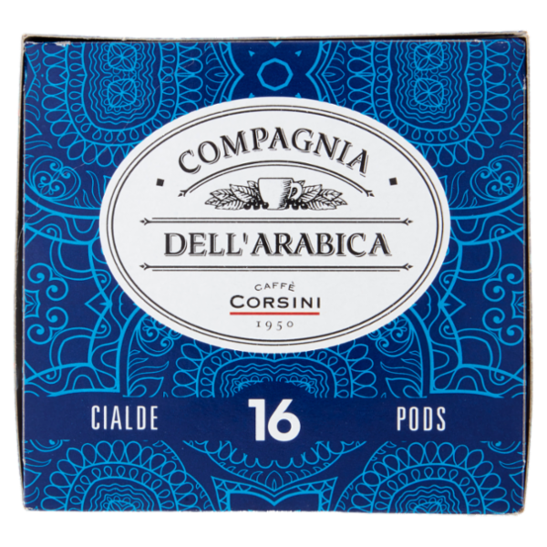 Compagnia dell'Arabica Puro Arabica con Vero Estratto al Ginseng 16 Cialde 112 g