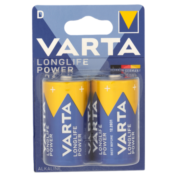 Varta Longlife Power D LR20 1.5V Alkaline 2 pz