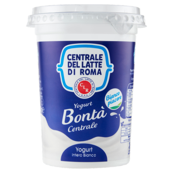 Centrale del Latte di Roma Yogurt Intero Bianco 500 g