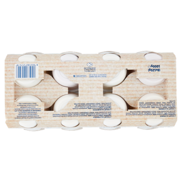 parmalat Yogurt Intero Vellutato 2 Ananas, 2 Banana, 2 Fragola, 2 Albicocca 8 x 125 g