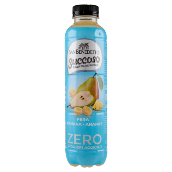San Benedetto Succoso Zero Pera Banana Ananas 0,40 L