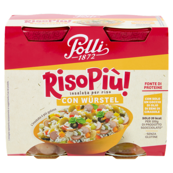 Polli Riso Più! insalata per riso con Würstel 2 x 300 g