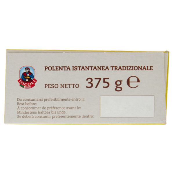 Nicoli Polenta Istantanea Tradizionale 375 g