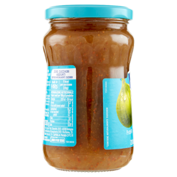 Santa Rosa Confettura Fichi Fonte di Fibre Zero Zuccheri 300 g