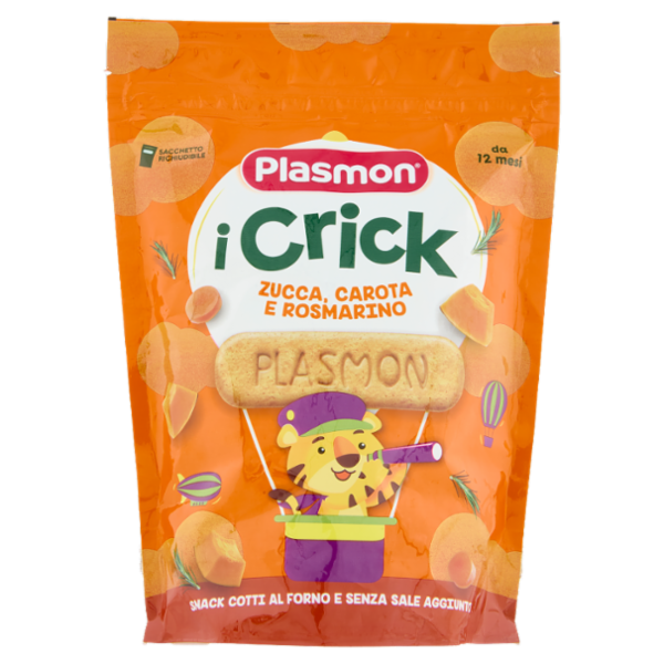 Plasmon i Crick Zucca, Carota e Rosmarino 100 g