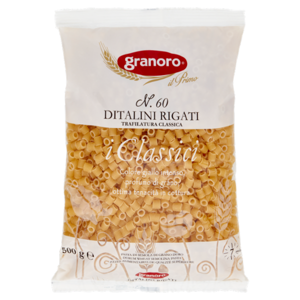 granoro i Classici N. 60 Ditalini Rigati 500 g