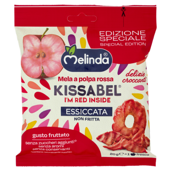 Melinda Mela a polpa rossa Kissabel Essiccata 20 g