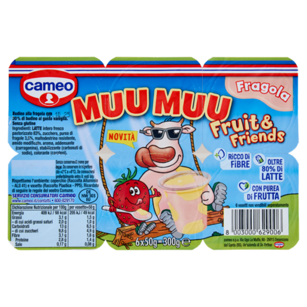 cameo Muu Muu Fragola 6 x 50 g