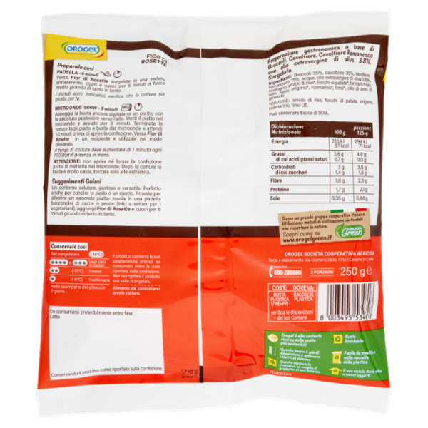 Orogel Gusto Ricco Fior di Rosette Surgelati 250 g