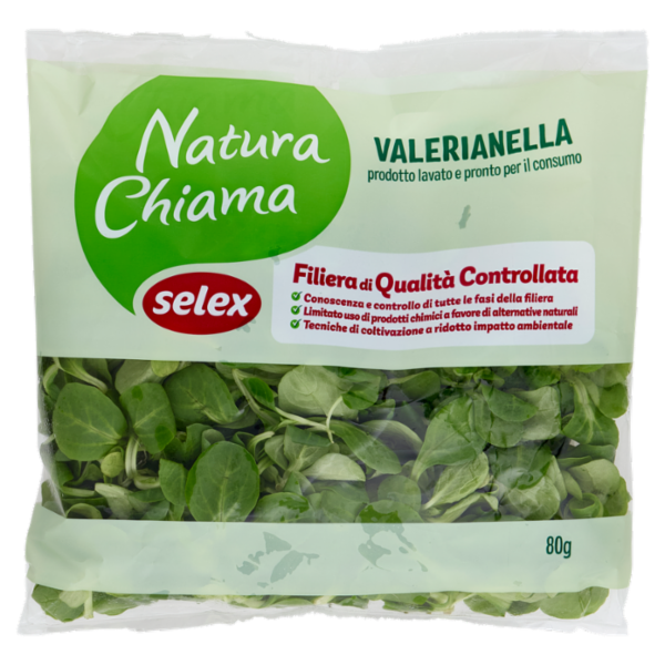 Selex Natura Chiama Valerianella Lavata e Pronta per il Consumo 80 g