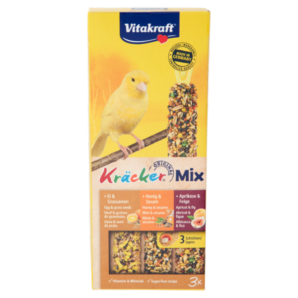 Vitakraft Kräcker Original Mix canarini 3 pezzi 80 g
