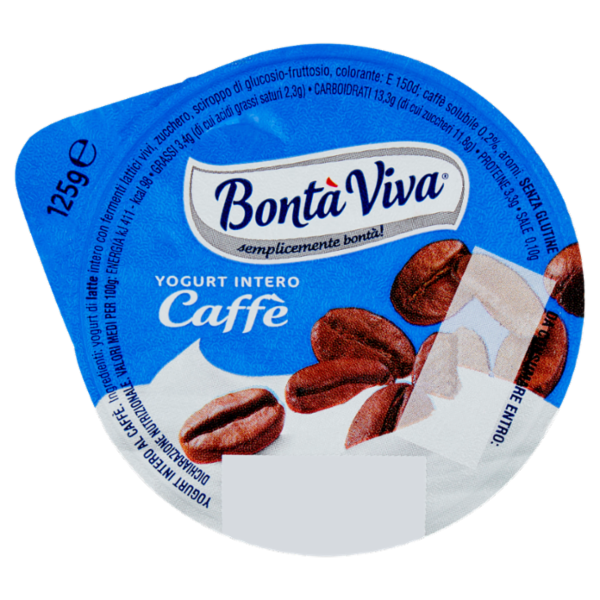 Bontà Viva Yogurt Intero Caffè 125 g