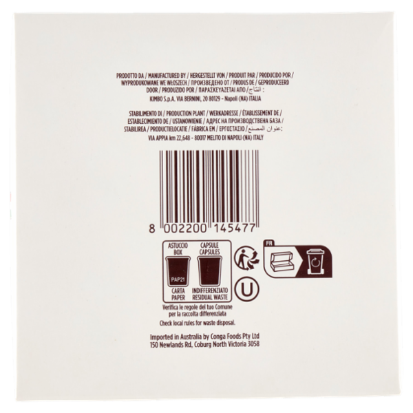 Kimbo Espresso Napoli Capsule Compatibili con le Macchine Nescafé Dolce Gusto* 16 x 7 g