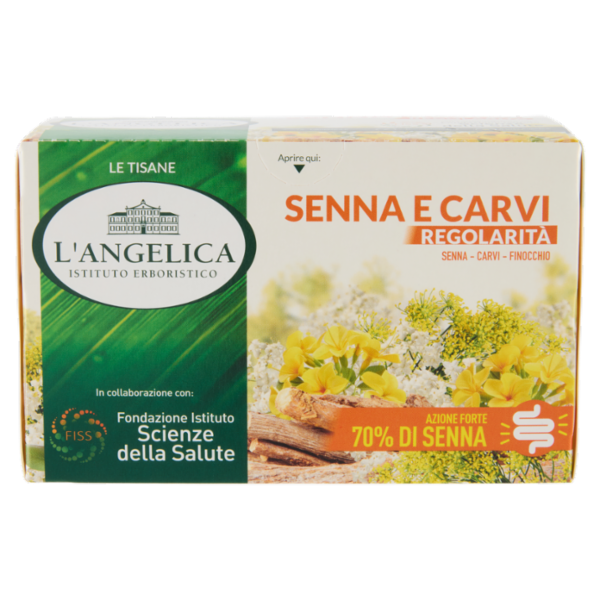 L'Angelica Le Tisane Senna e Carvi Regolarità 18 Filtri 34,2 g