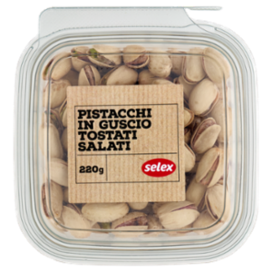 Selex Frutta Secca Pistacchi Tostati e Salati 220 g
