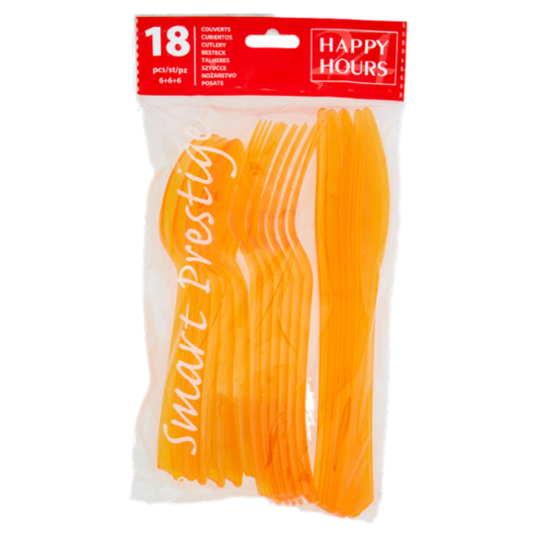 Smart Prestige Happy Hours Posate Mandarine 18 pz