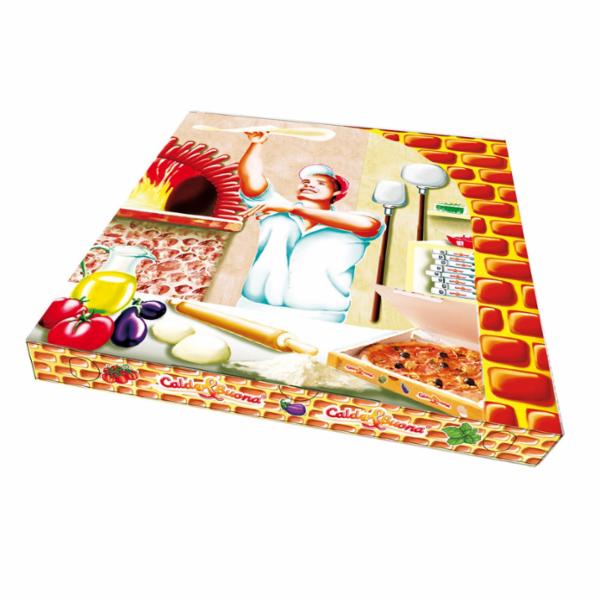 Liner Italia Cartone Pizza Quadrato33x33x3 cm 100 pezzi