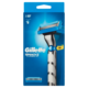 Gillette Rasoio da Uomo Mach3 Turbo Manico + Lamette di Ricambio, 2 Ricariche