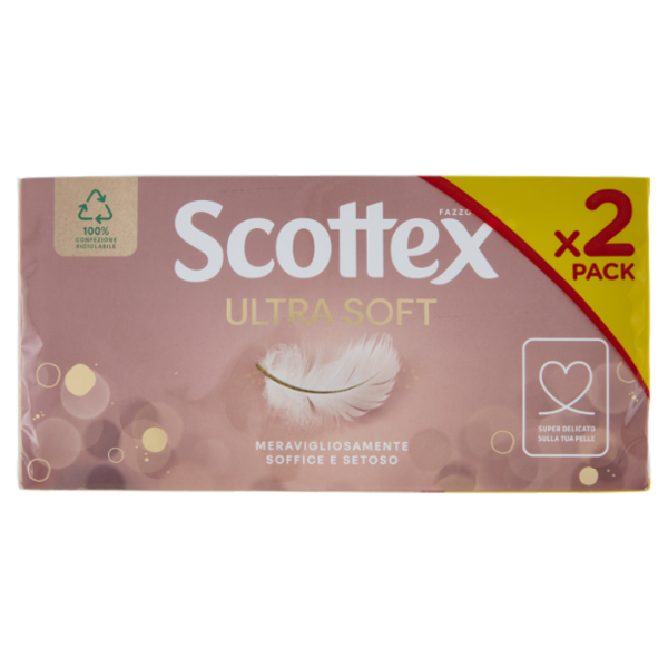Scottex Ultra Soft Fazzoletti 2 x 80 pz