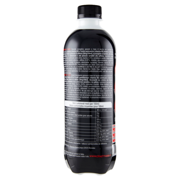 Crazy Tiger Energy Drink Gusto Original 500 ml