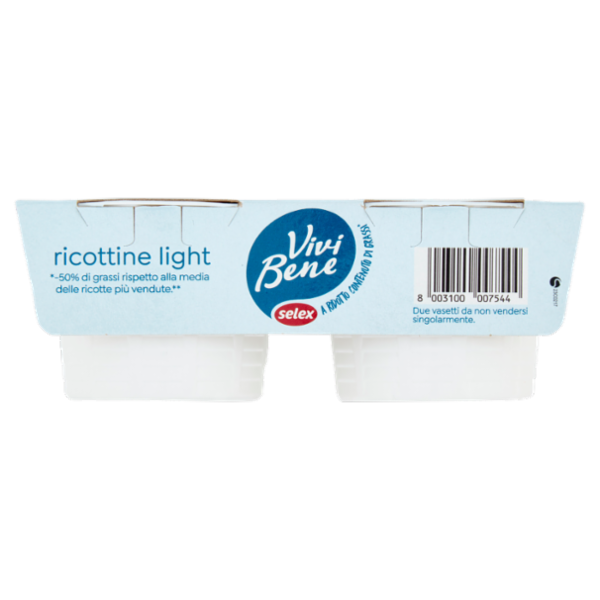 Selex Vivi Bene Ricotta Light 2x100 g