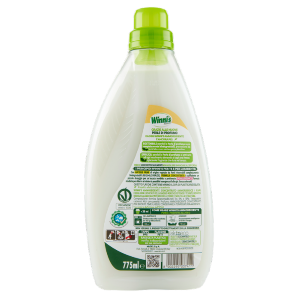 Winni's Naturel Ammorbidente Concentrato Patchouli e Argan 31 Lavaggi 775 ml