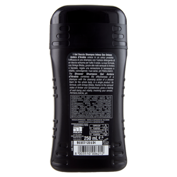 İntesa Sex Unisex Doccia Shampoo Ambra d'Arabia 250 mL