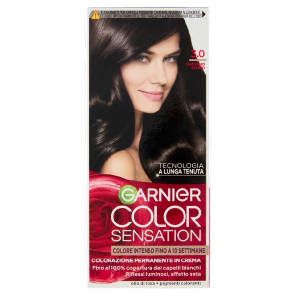 Garnier Color Sensation Colorazione Permanente in Crema 3.0 Castano Scuro