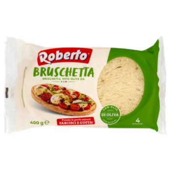 Roberto Bruschetta Con Olio Di Oliva 4 Fette 400 g