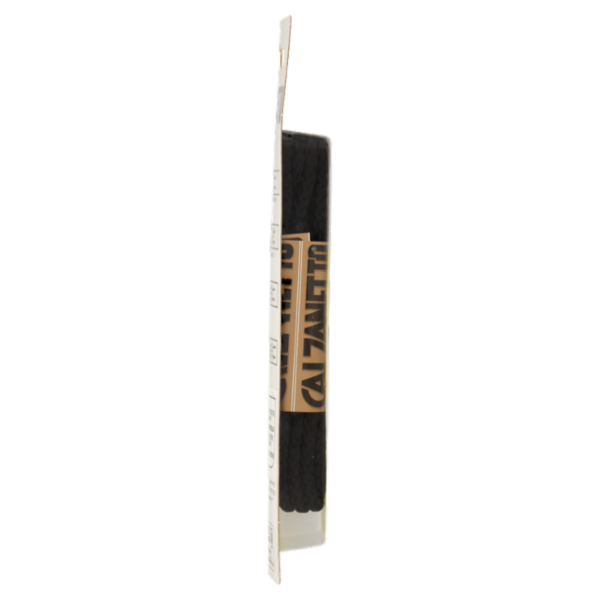 Calzanetto Stringa Tonda 90 cm Nero 2 Paia