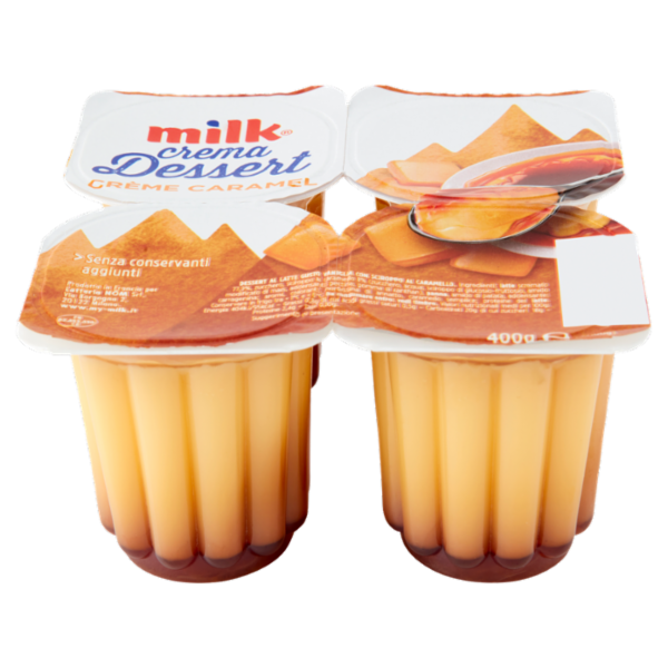 Milk crema Dessert Crème Caramel 4 x 100 g