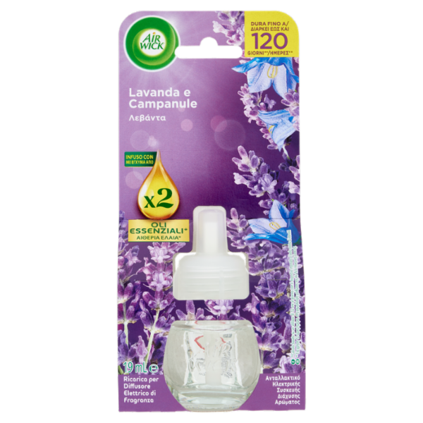 Air Wick Profumatore per Ambienti Lavanda e Campanule Ricarica 19 mL