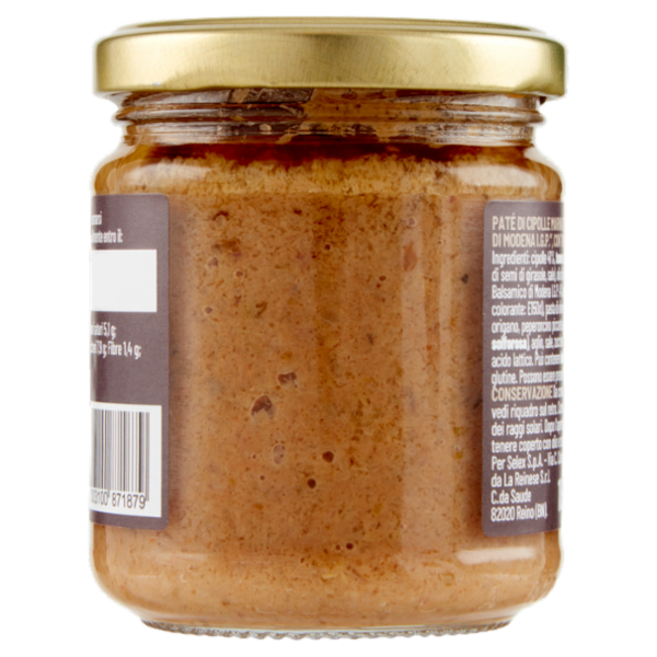 Selex Saper di Sapori Paté di Cipolle in Aceto Balsamico, Tonno, Sedano e Pasta di Olive 180 g