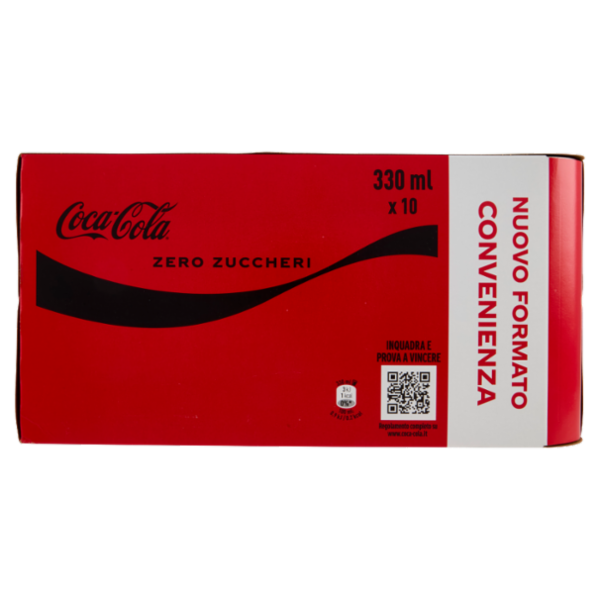Coca-Cola ZERO lattina sleek 10 x 33 cl