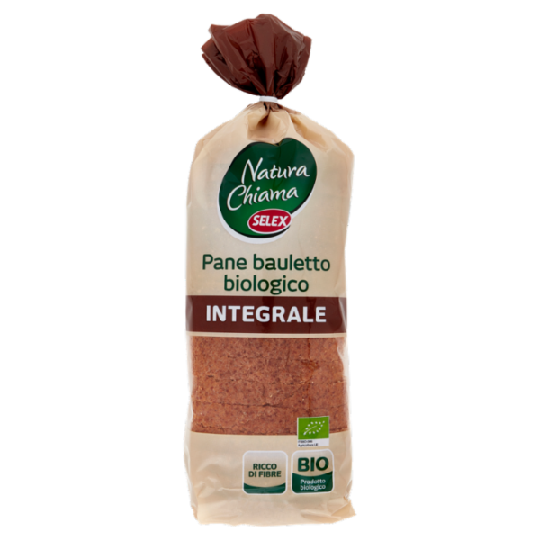 Selex Natura Chiama Pane Morbido Integrale Biologico a Fette 400 g